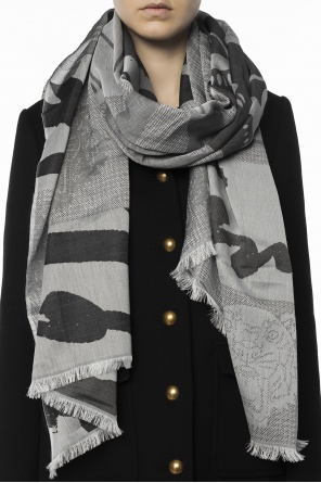Patterned scarf, zdjęcie 2 Patterned scarf od Kenzo